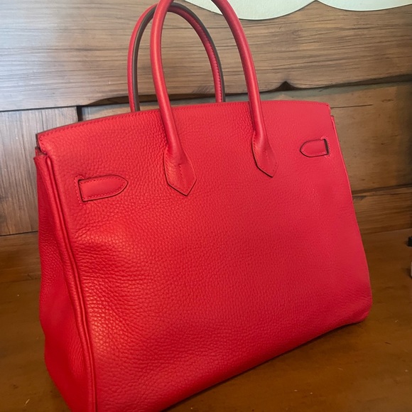 SOLD Birkin 35 Rouge Casaque - Picture 2 of 15
